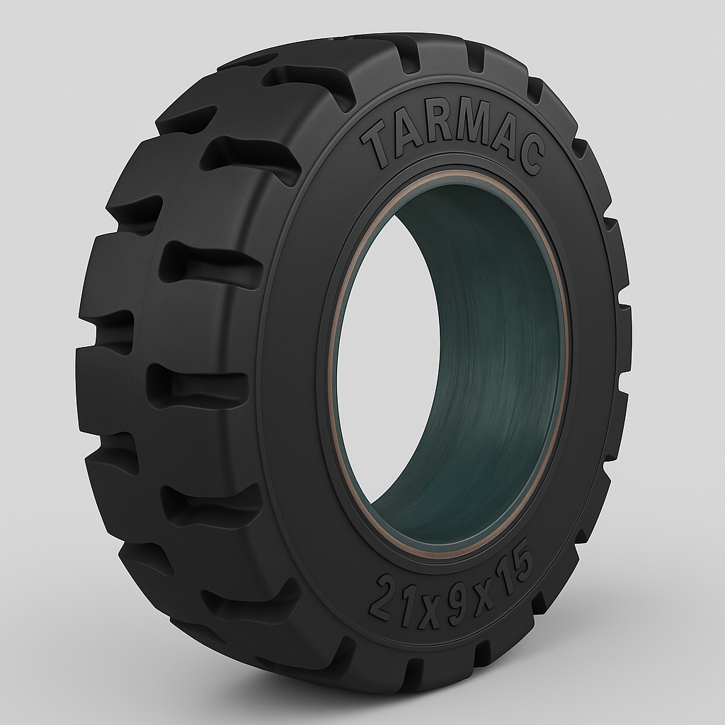 POB Press-On Band Forklift Tyre – Non-Marking Option for Electric Forklifts | Stradrex International