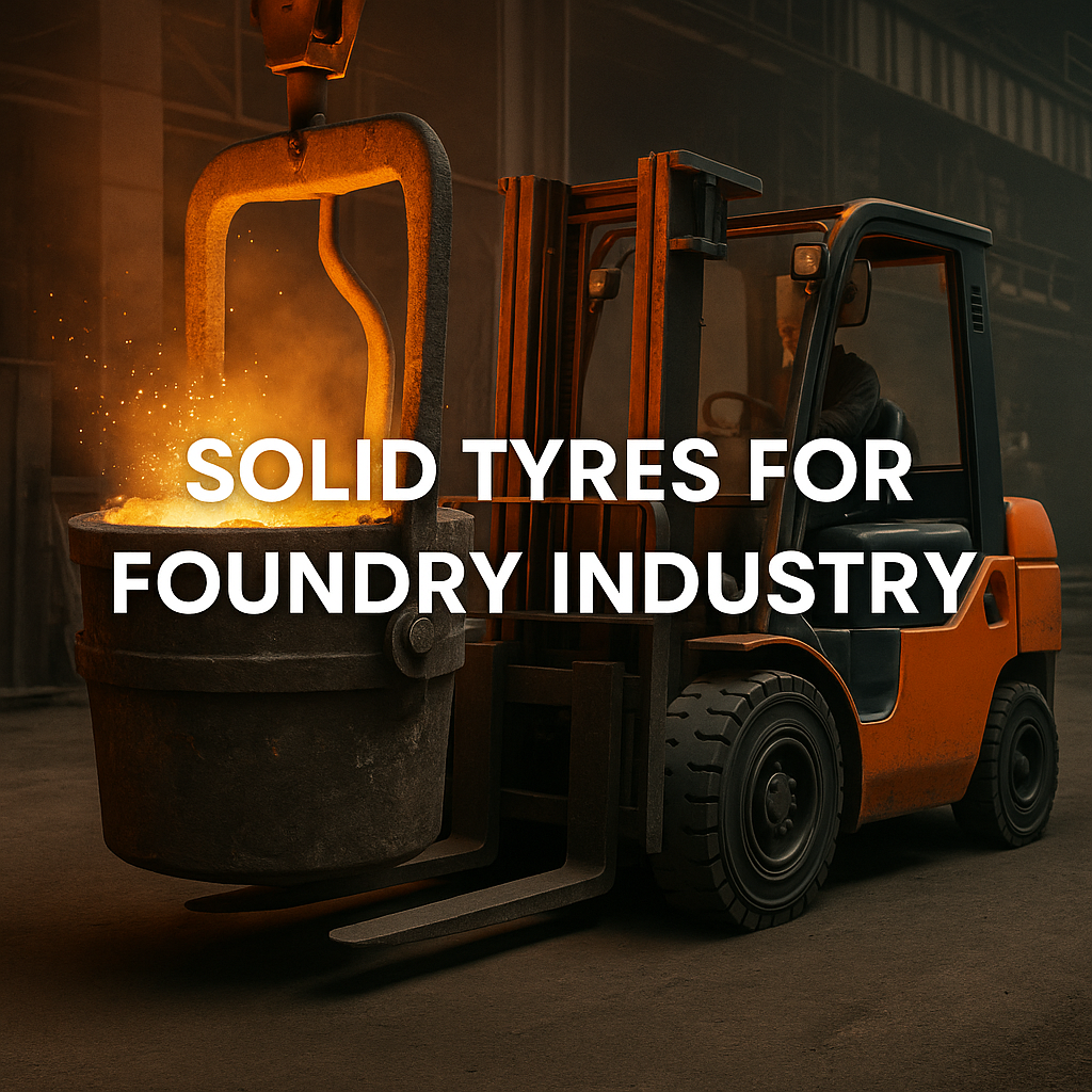 solid tyres for foundry industry