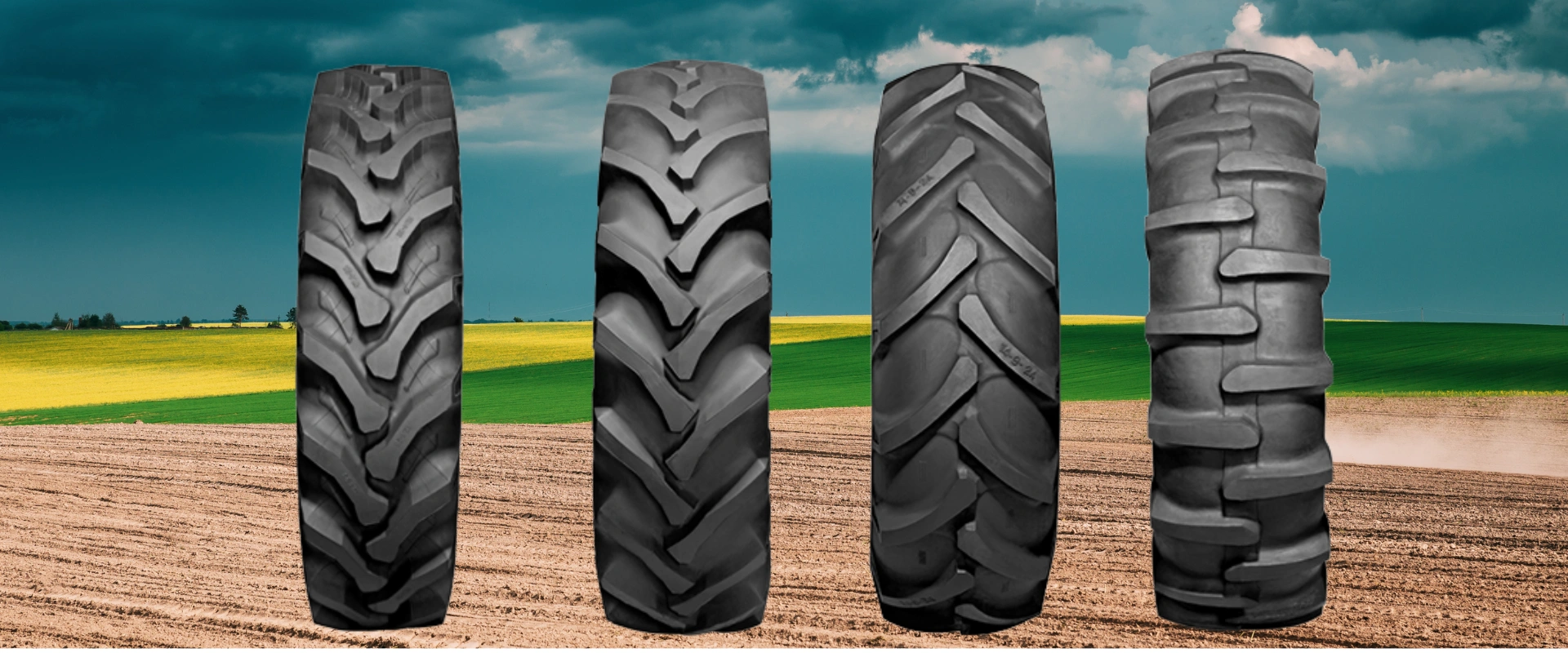 Rear Tractor tyre pattern